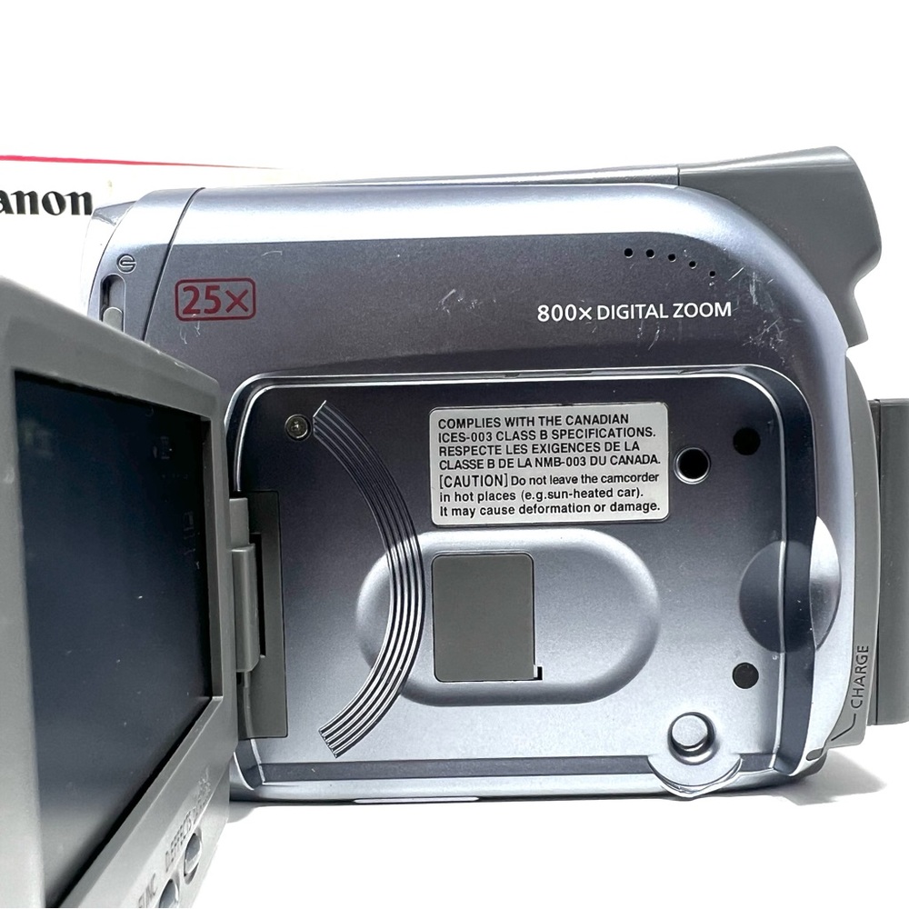 Canon ZR500 MiniDV Digital Video Camcorder Transfer Camera AS IS For Repair READ - Picture 9 of 13